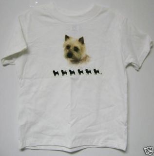 Dog Cairn Terrier Lover T Tee Cotton Shirt Clothes Apparel Silhouette