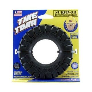 Tough Strong Rubber Chew Tire Trax Dog Toy PitBull