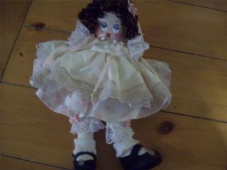 PRIM COUNTRY VINTAGE STYLE HANDCRAFTED COLLECTABLE ART ANGLE DOLL