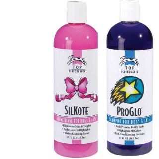 PET DOG CAT Brightening Shampoo&Silk Conditioner Concentrate EachMakes 