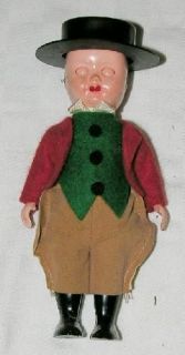 Vintage 6.1/2 Miniature Rogark Character Doll with Closing Eyes B