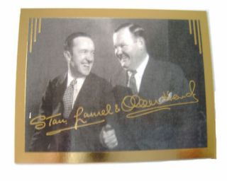 Laurel and Hardy autograph in Entertainment Memorabilia