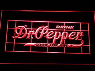 a217 r Dr. Pepper Drink Good For Life Neon Light Sign