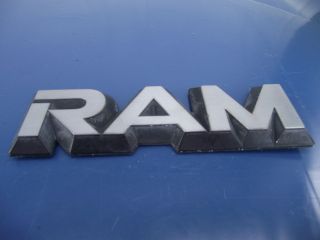 OEM Single Dodge RAM Emblem 5.4375x1.625 Badge Script Letter Decal 