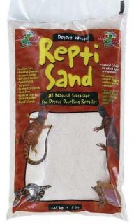   ReptiSand 10 lb Desert Lizards Bearded Dragon Substrate Red & White