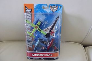 Matchbox Sky Busters Mission 4 Pack Flight Force Shadow Jet Dive 