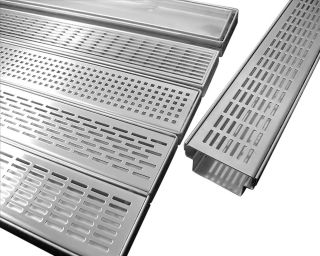 Stainless Steel Linear Shower Drain Grate Waste 1800mm