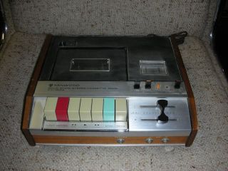 Vintage Kenwood Solid State Stereo Cassette Deck Tape Player/Rec  1971 