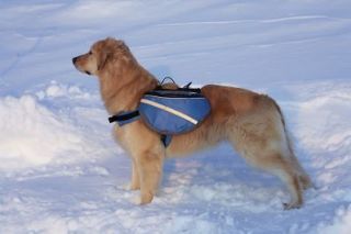 Dog Daypack Saddle Style Hiking Pet Travel Backpack Bag