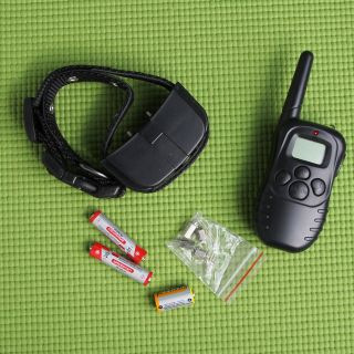   LCD 100LV Shock Vibra LED Beep Remote Pet Dog Training Trainer Collar