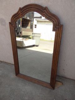 Henredon French Hollywood regency carved wall dresser mirror