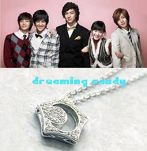 Korean TV Drama Boys Before Over Flowers Star Necklace