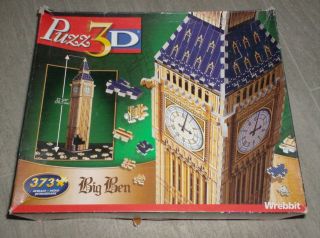 3D puzz puzzle, Big Ben (medium), 100% Complete