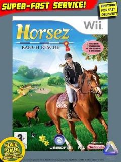 NEW) HORSEZ 2 Ranch Rescue game for Nintendo Wii Horses Petz horse 