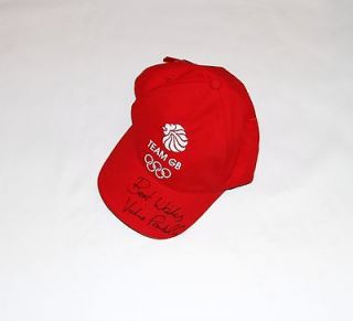 Victoria Pendleton Autographed Team GB Olympic Games Cap with COA