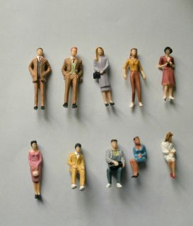 20 x 143 Painted Model People Figures Train O Scale