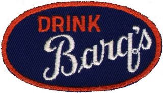 Old uniform patch soda pop DRINK BARQS root beer unused new old stock 