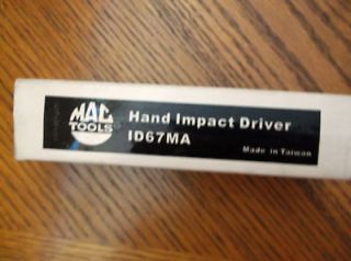 MAC TOOL 3/8 HAND IMPACT DRIVER NEW IN BOX