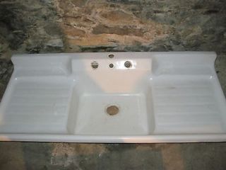 Cast iron FARMHOUSE kitchen sink/ VINTAGE modern
