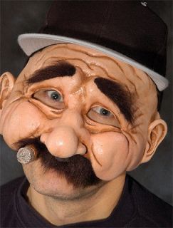 Stan The Man Funny Old Baseball Adult Halloween Mask Eat & Drink While 