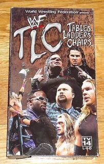 2000 WWF WWE Video TLC Tables Ladders Chairs Jeff Matt Hardy Boyz Edge 