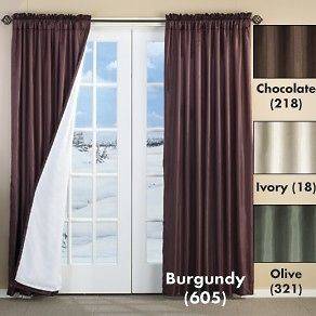 Black Out® 3 Layer Energy Saving Curtains 84W x 84L [TAUPE]