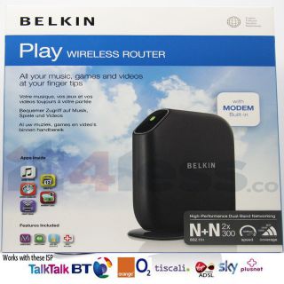   N600 Wireless Dual Band Networking Modem ADSL Router For BT F7D4402