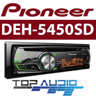2012 Pioneer DEH 5450SD CD  USB Aux Car Stereo Audio Player
