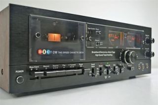 BIC Stereo Cassette Deck Tape Player Recorder T 2M 1 7/8 & 3 3/4 Speed