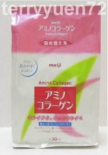 Meiji Amino Collagen Powder 30 day Drink Supplement 214g Refill