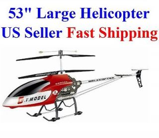   Extra Large GT QS8006 2 Speed 3.5 Ch RC Helicopter Builtin GYRO Red