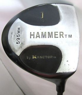 Hammer 595mm 10* Driver by X Factor 45.5 Sr Flex Graphite Shaft