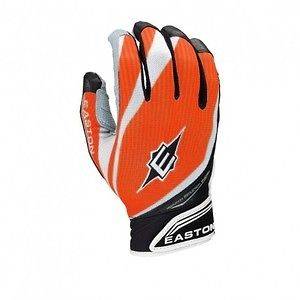 Easton VRS IV Orange Medium Adult Baseball/Softb​all Batting Gloves 