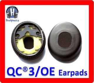 Ear Pads Cushions For Bose QuietComfort® 3 QC3 & On Ear OE Headphones