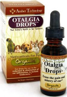 Otalgia Drops Natural Dog Cat Pet Ear Infection Remedy