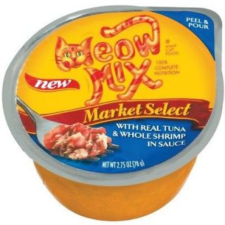   Market Select Real Tuna and Shrimp Wet Cat Food 24 Pack Set of 24