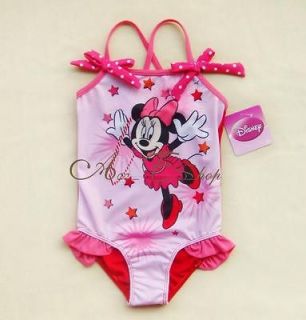   Minnie Mouse Swimsuit Swimming Costume Tankini Bathing Swimwear