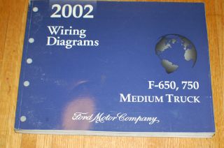 2002 Ford Medium Truck Factory EVTM Electrical Service Shop Manual F 