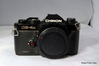 Chinon CE 4S SLR Film Camera Near mint Body only Pentax K