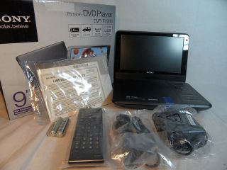   DVP FX980 9 High Resolution Screen Portable DVD Media Player   Black