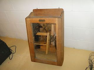 Vintage Wood Medicine Cabinet ~ Beveled Mirror ~ Adjustable Metal 