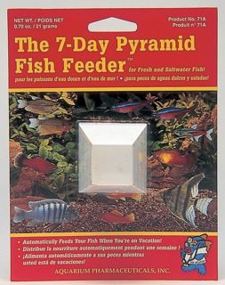 Day Fish Vacation Feeder Automatically feeds your fish Salt or 