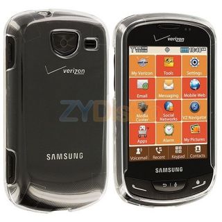 Clear Crystal Hard Snap On Skin Case Cover for Samsung Brightside U380 