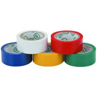   12FT Colored Vinyl ELECTRICAL TAPE Mechanic Electrical.Tool Free Ship