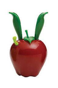 MINI MAGNETIC RED APPLE PEPPER GRINDER by CHEFN NEW