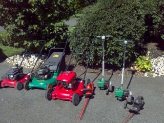 Lawnmowers, Edgers & Hedge Clippers   7 Piece Lot   USED & to be sold 