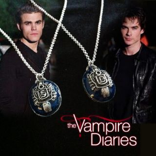 Salvatore Necklace   Stefan & Damon   The Vampire Diaries   FREE 