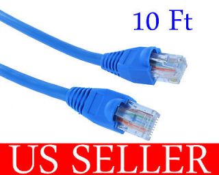 10 ft Feet RJ45 CAT5E LAN Network Cable for Ethernet Router Switch 