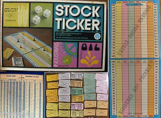   STOCK TICKER Copp Clark Games Complete English/French Edition RARE
