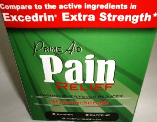   to the Active Ingredients in Excedrin Extra Strength 50 pk x 2s